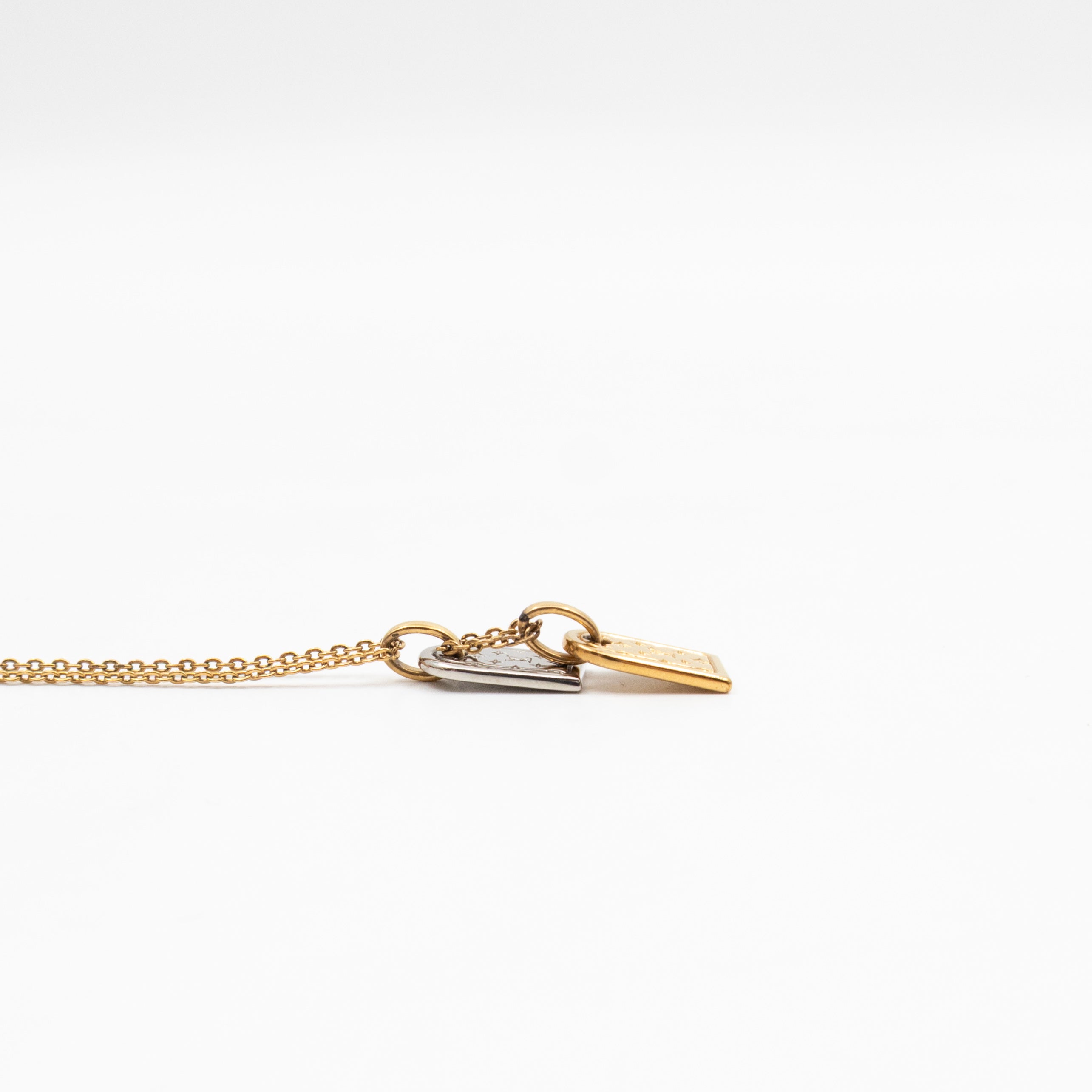 Nanogram Name Tag Necklace Gold & Silver