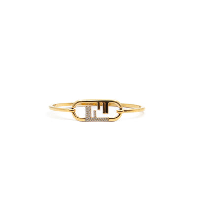 O'Lock Crystal Bracelet Gold