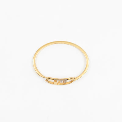 O'Lock Crystal Bracelet Gold