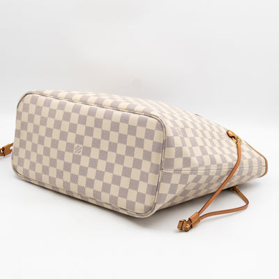 Neverfull MM with Pochette Damier Azur