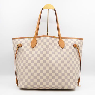 Neverfull MM with Pochette Damier Azur
