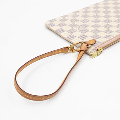 Neverfull MM with Pochette Damier Azur