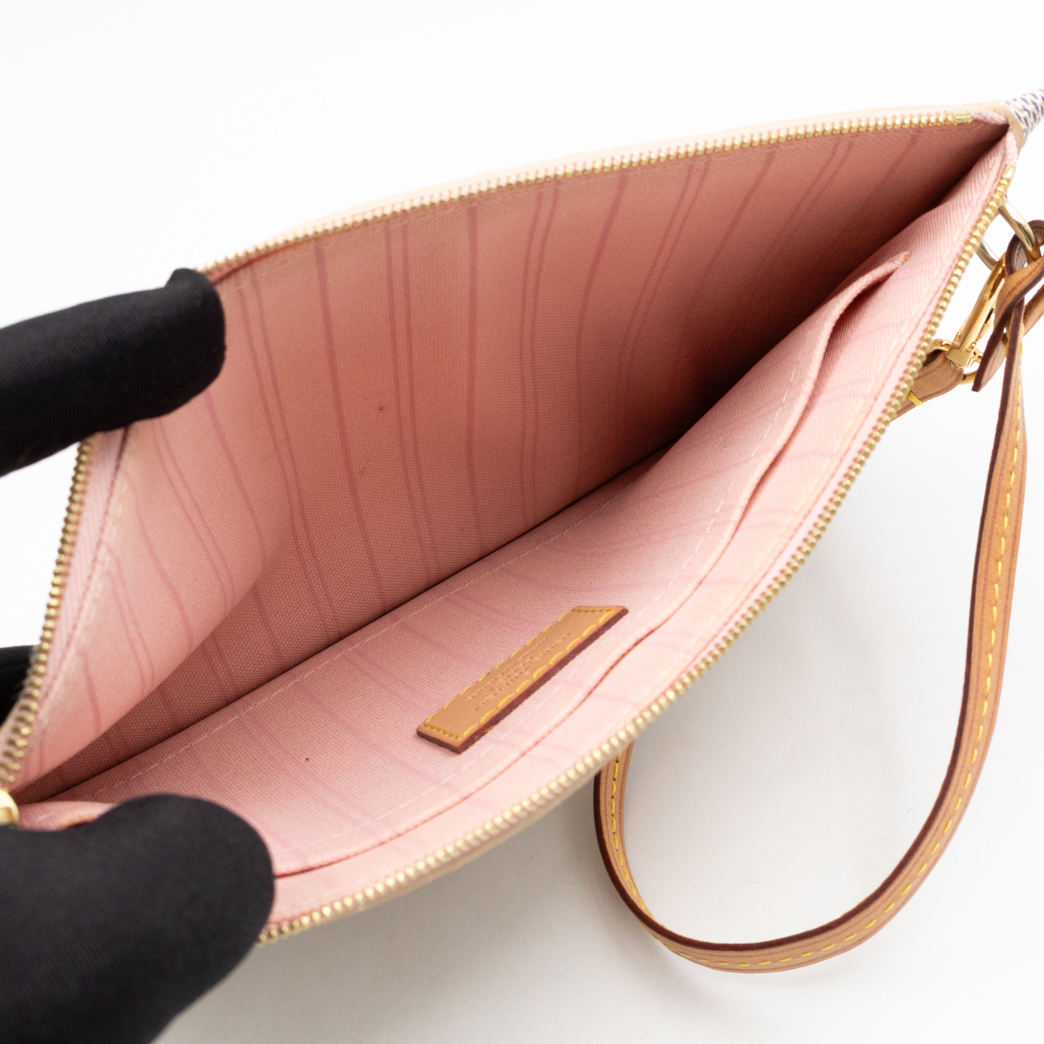 Neverfull MM with Pochette Damier Azur