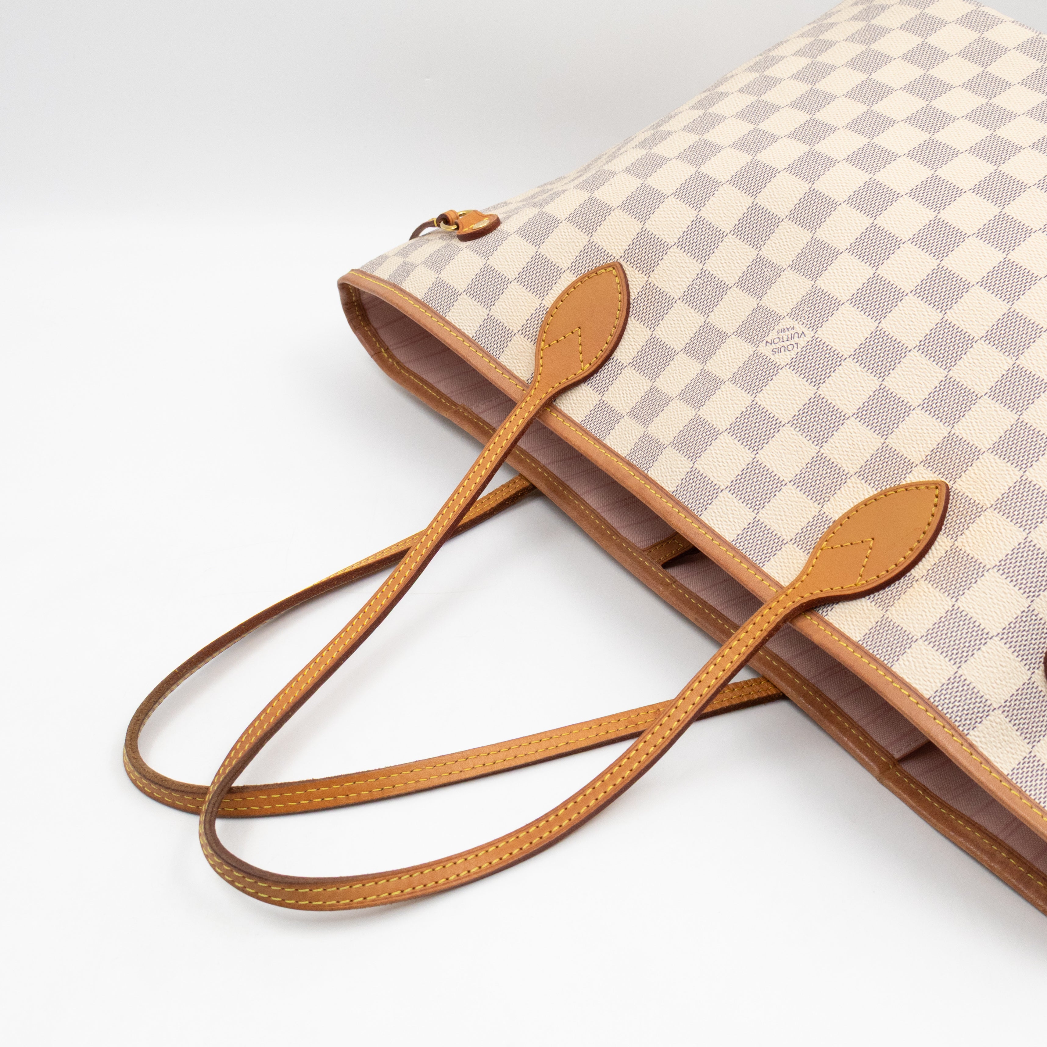 Neverfull MM with Pochette Damier Azur