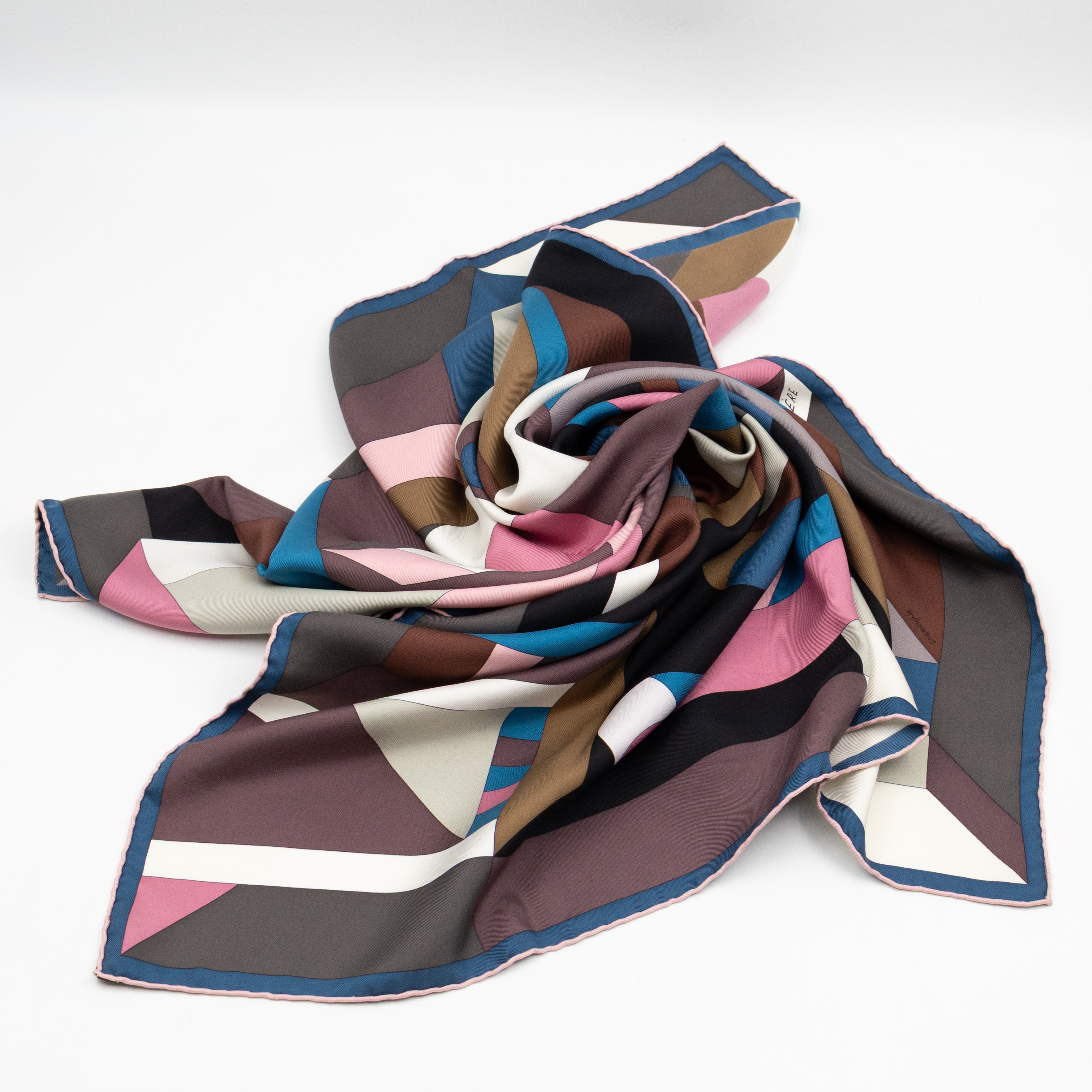 Silk Scarf 90 New Hermes Perspective Cavaliere Pink
