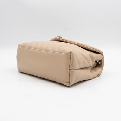 Loulou Small Beige Leather