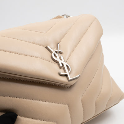 Loulou Small Beige Leather