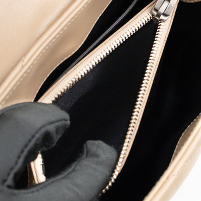 Loulou Small Beige Leather