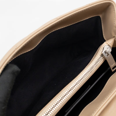 Loulou Small Beige Leather