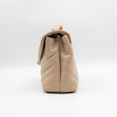 Loulou Small Beige Leather
