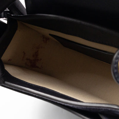 Tess Small Bag Black Croc Embossed Leather