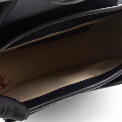 Tess Small Bag Black Croc Embossed Leather