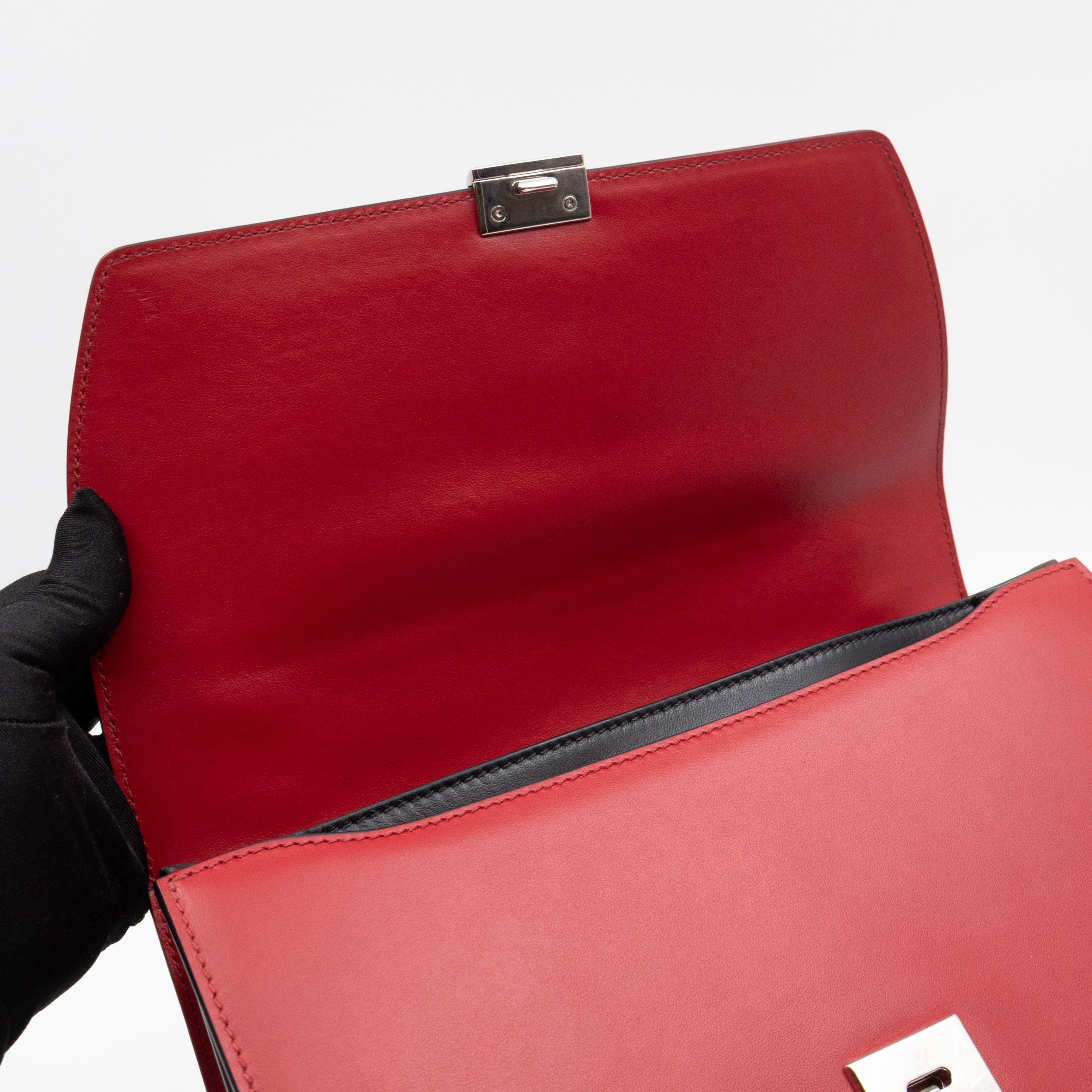 Elektra Two Way Bag Red Leather