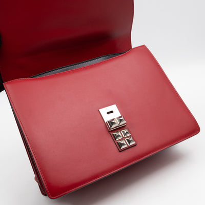 Elektra Two Way Bag Red Leather