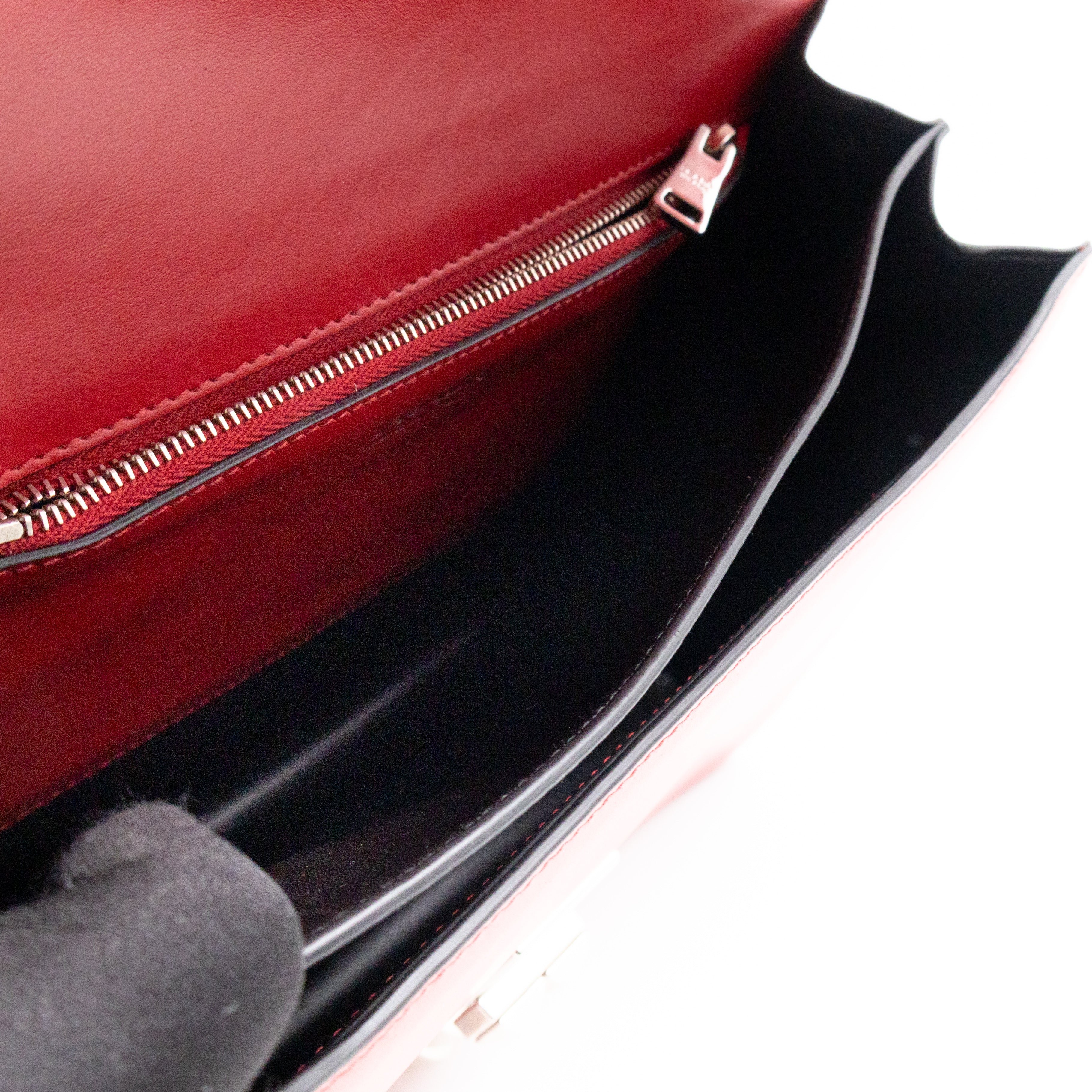 Elektra Two Way Bag Red Leather
