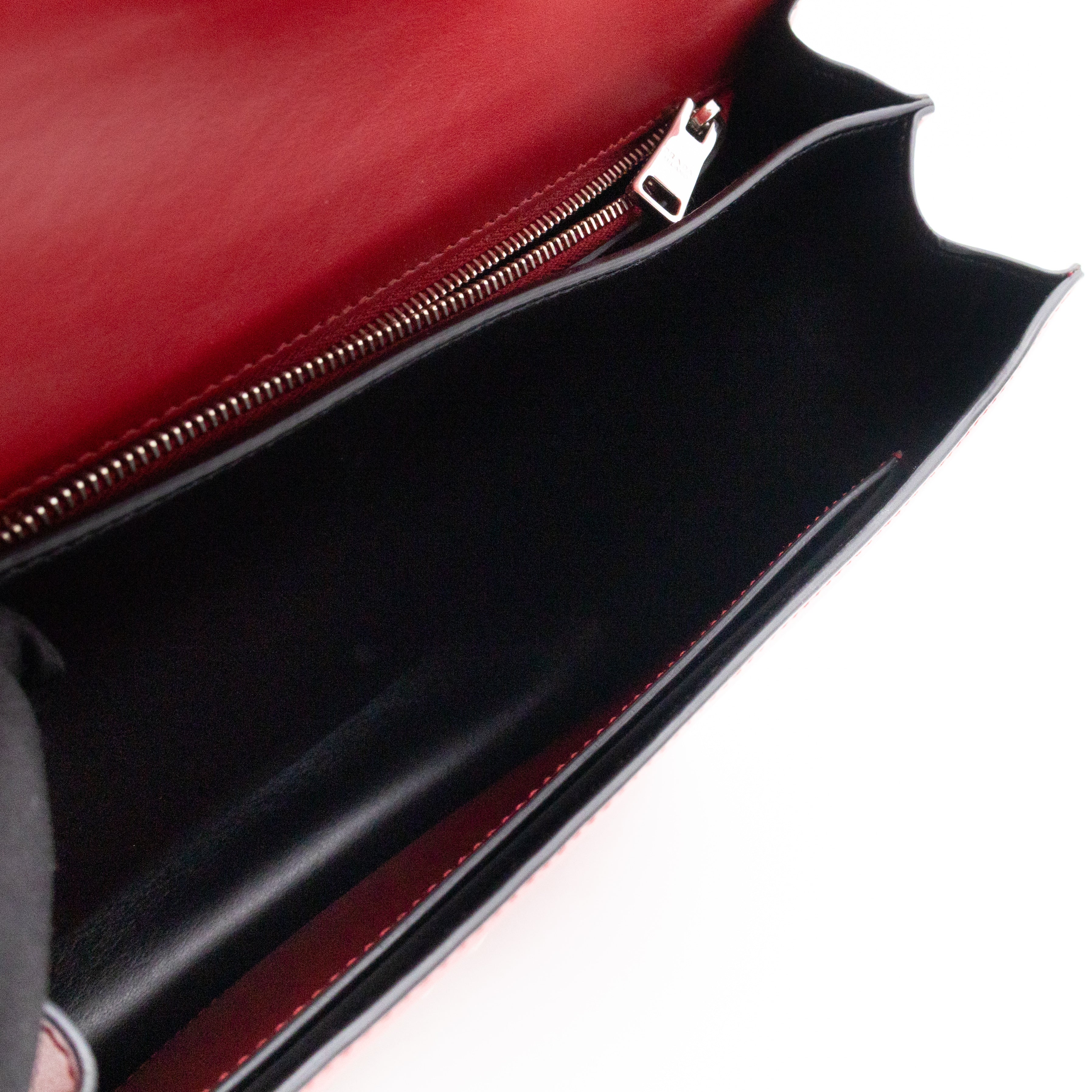 Elektra Two Way Bag Red Leather