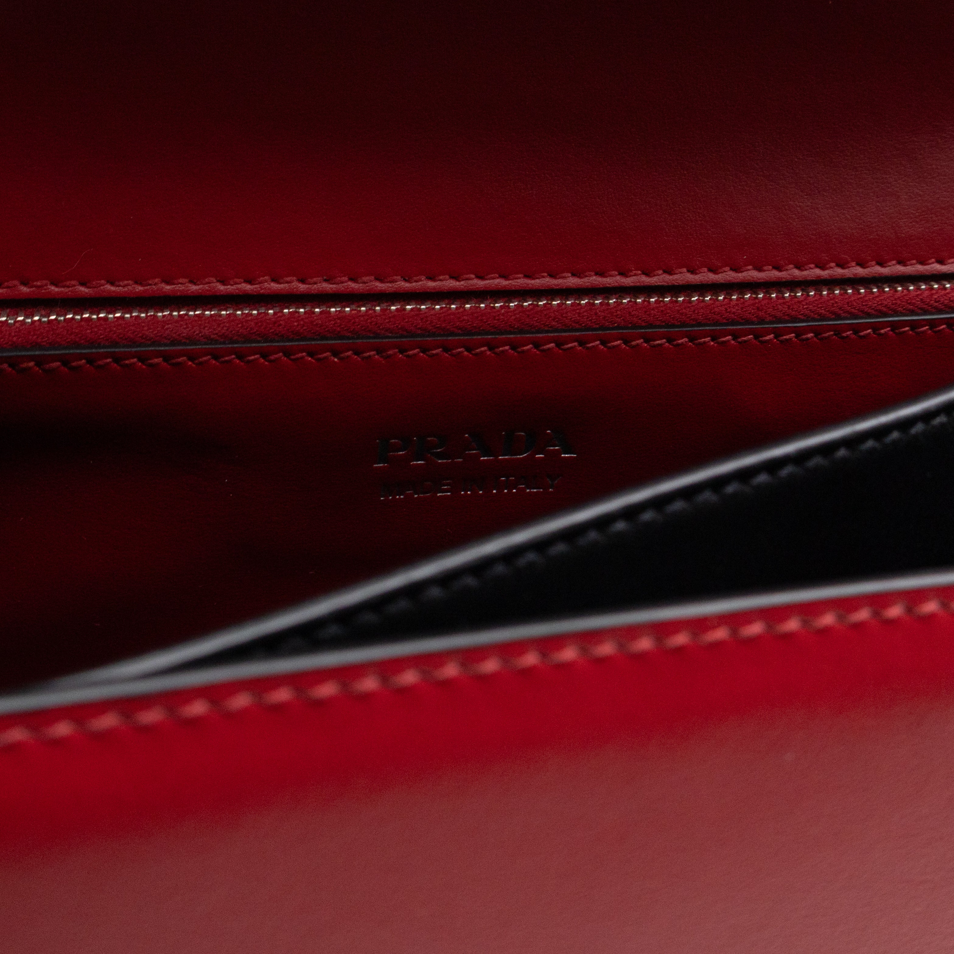 Elektra Two Way Bag Red Leather