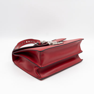 Elektra Two Way Bag Red Leather