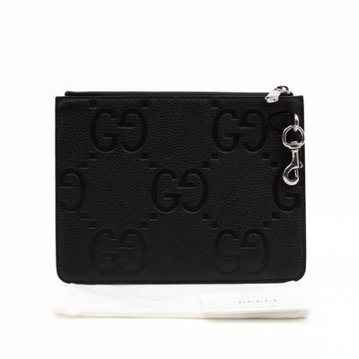 Pouch Jumbo GG Black Leather