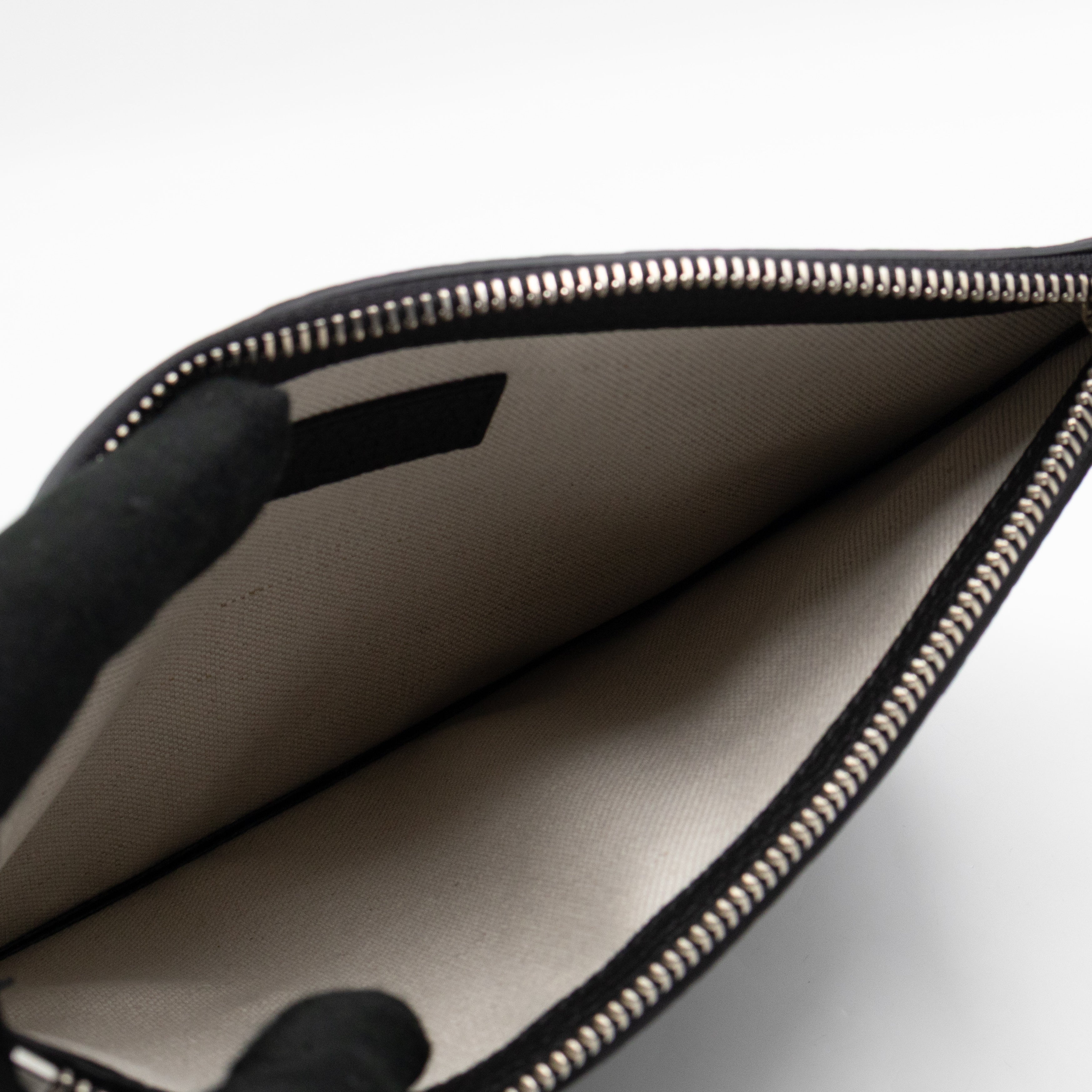 Pouch Jumbo GG Black Leather