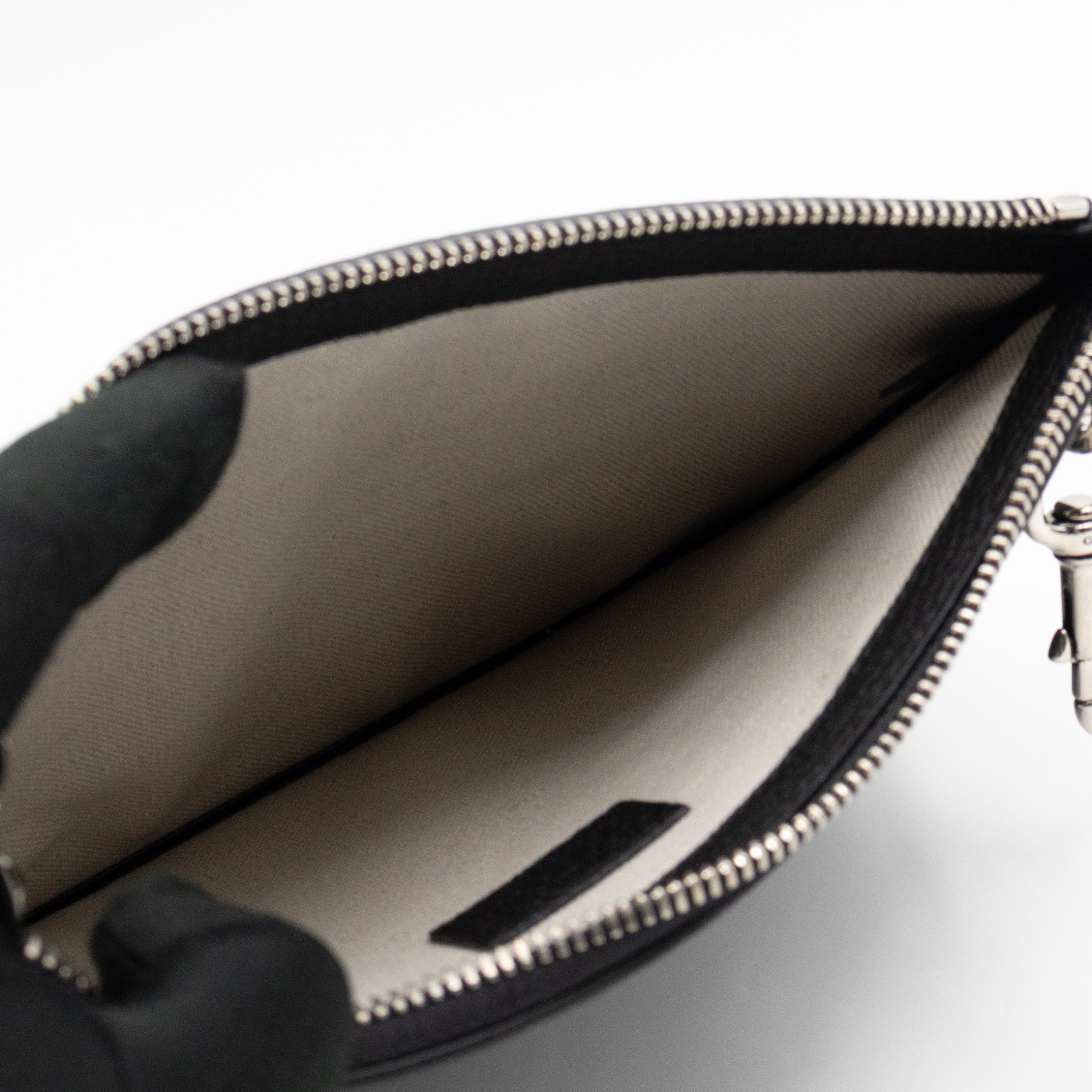 Pouch Jumbo GG Black Leather