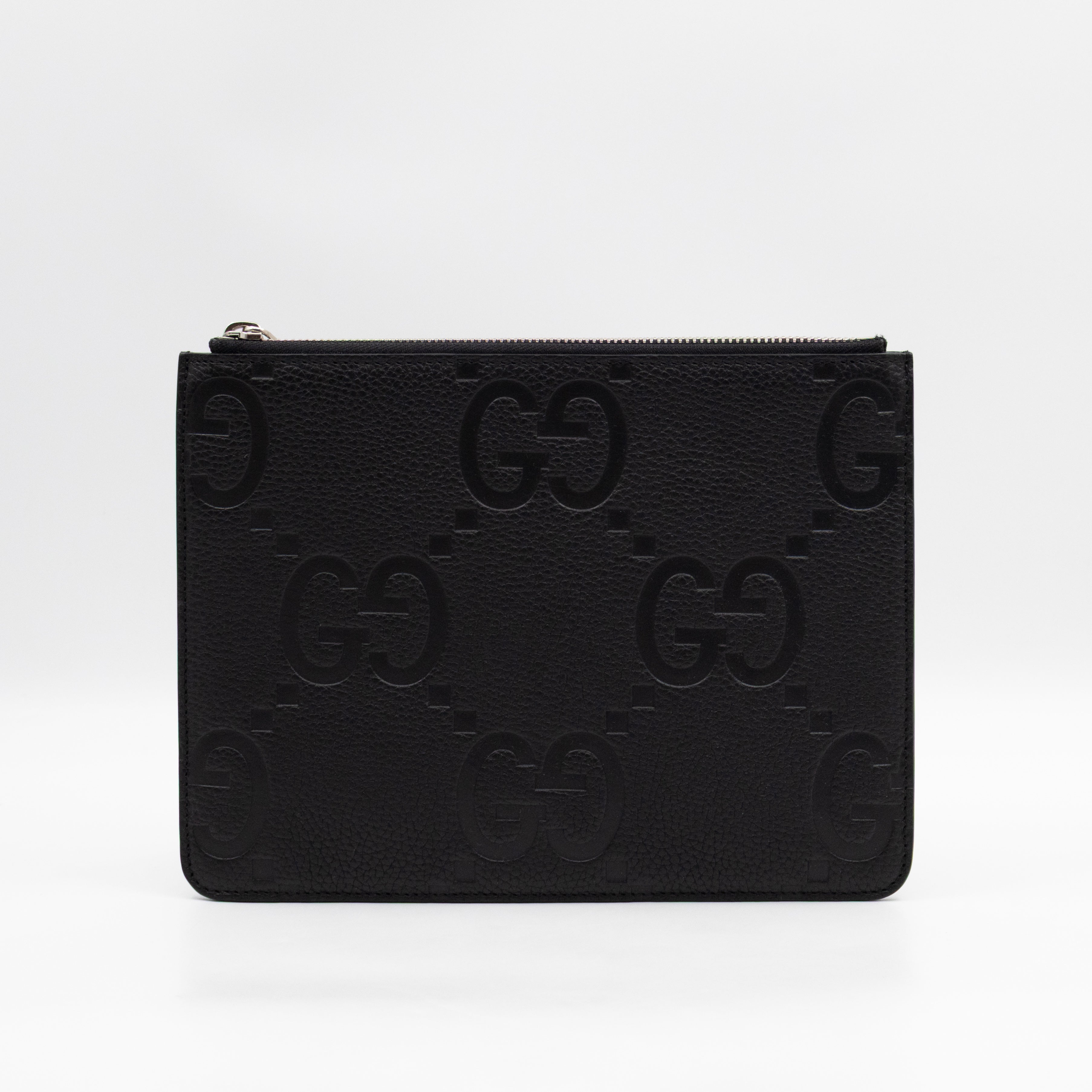 Pouch Jumbo GG Black Leather