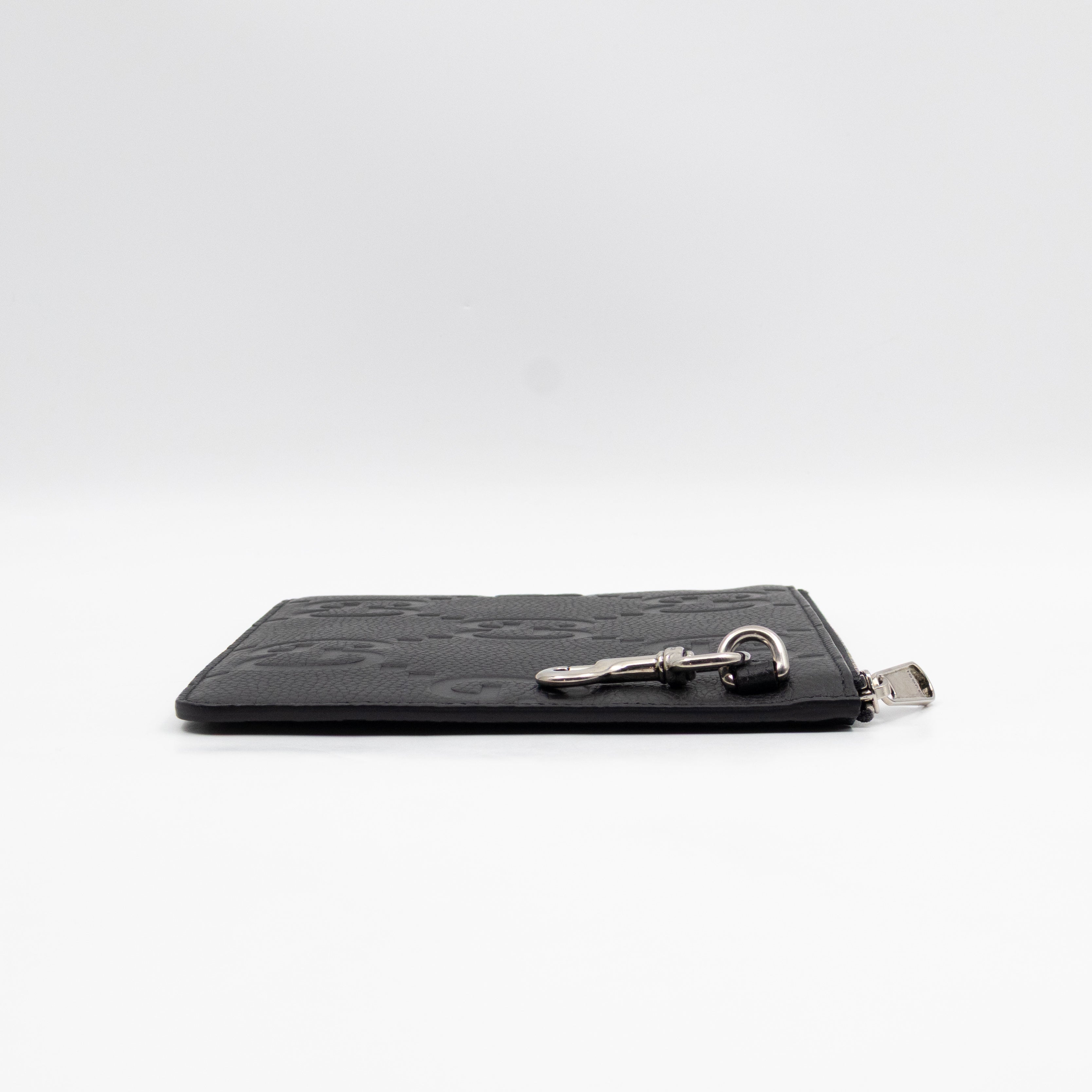 Pouch Jumbo GG Black Leather