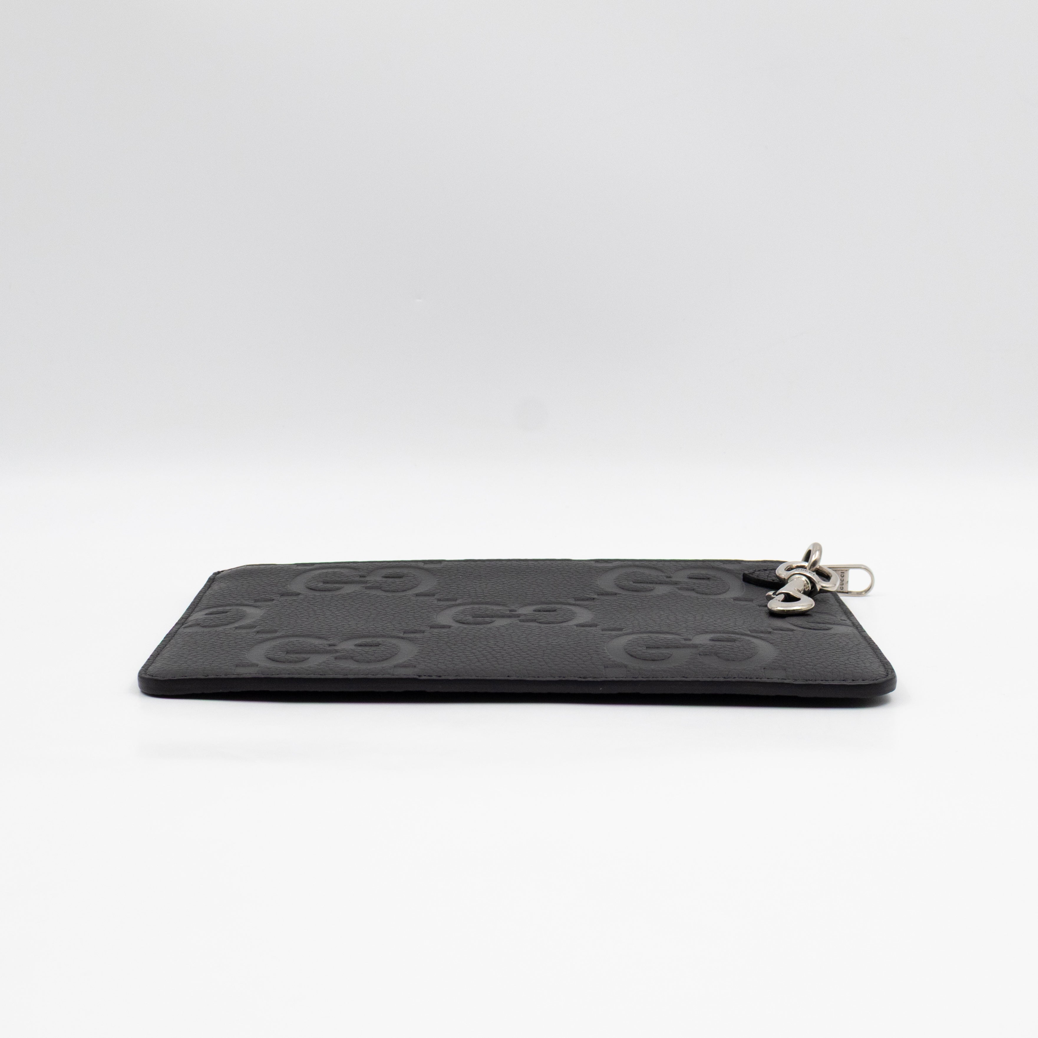 Pouch Jumbo GG Black Leather