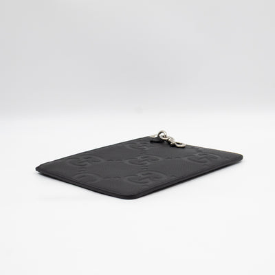 Pouch Jumbo GG Black Leather
