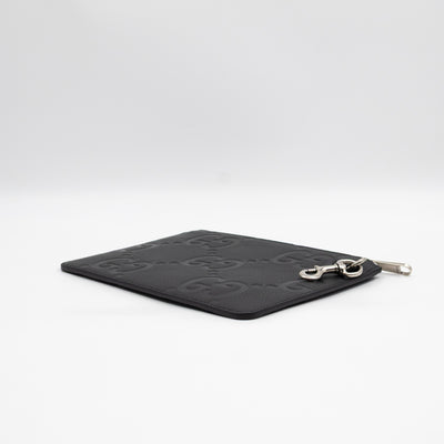 Pouch Jumbo GG Black Leather