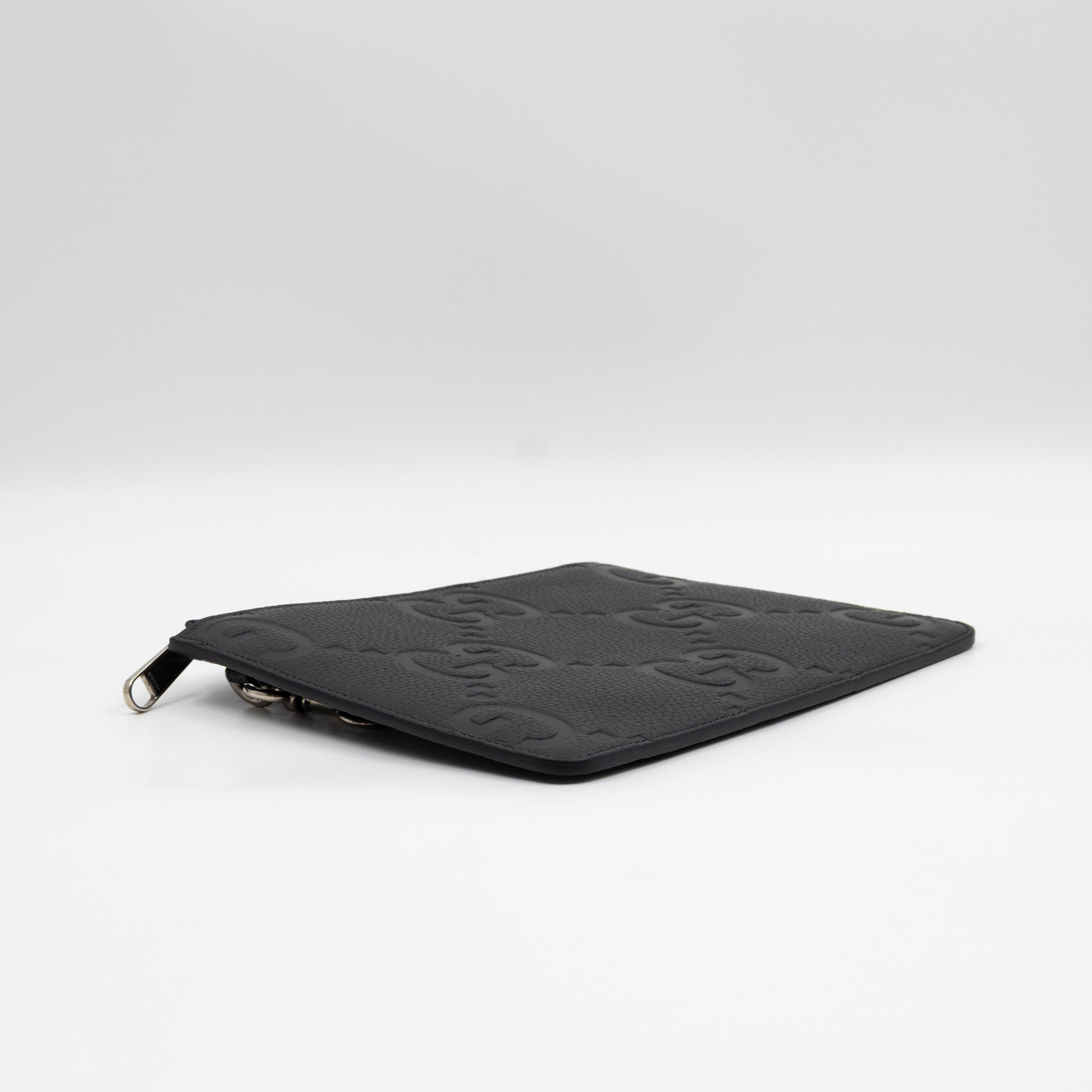Pouch Jumbo GG Black Leather