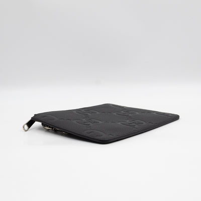 Pouch Jumbo GG Black Leather