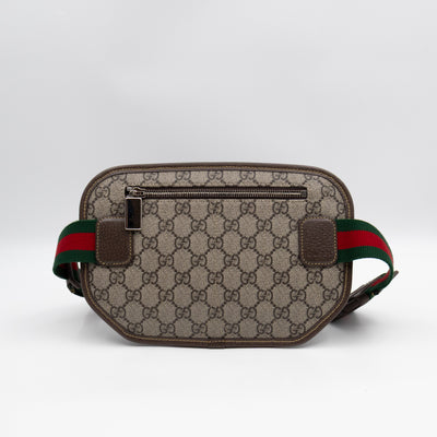 Waist Bag GG Supreme Brown Leather