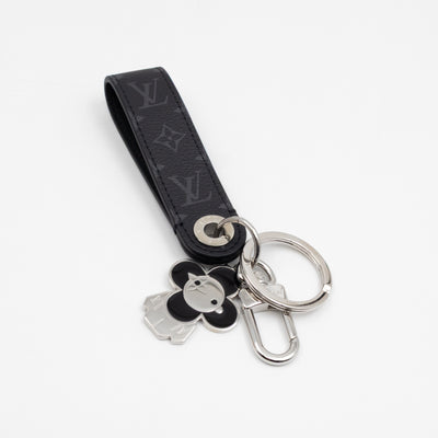 Vivienne Dragonne Key Holder & Bag Charm Monogram Eclipse