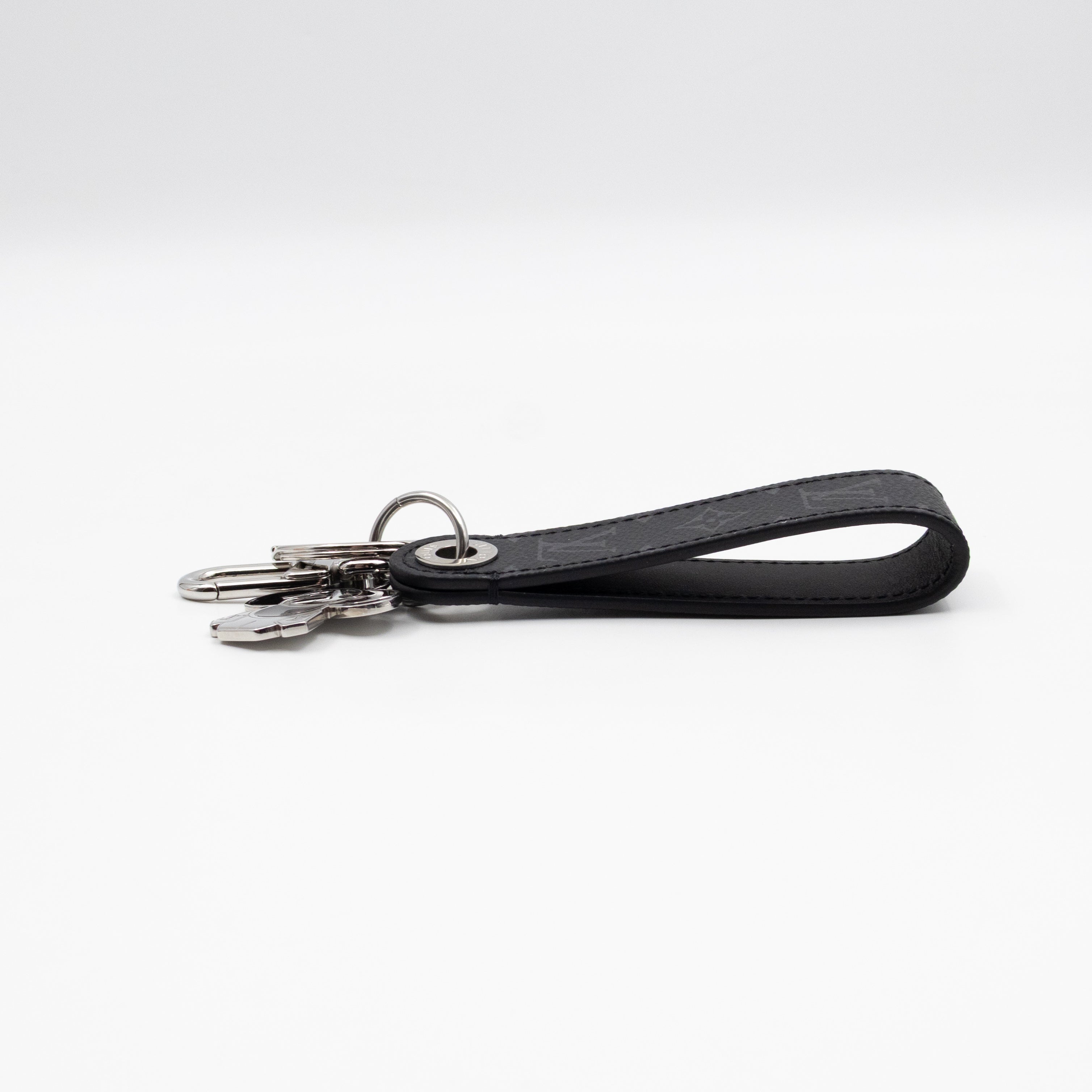 Vivienne Dragonne Key Holder & Bag Charm Monogram Eclipse