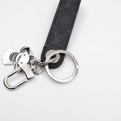 Vivienne Dragonne Key Holder & Bag Charm Monogram Eclipse