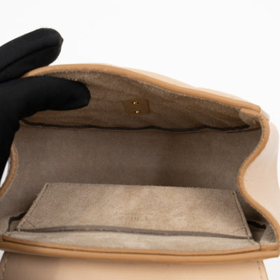 Nano Drew Rose Beige Leather