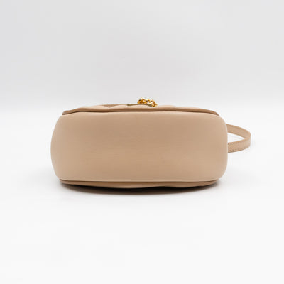 Nano Drew Rose Beige Leather