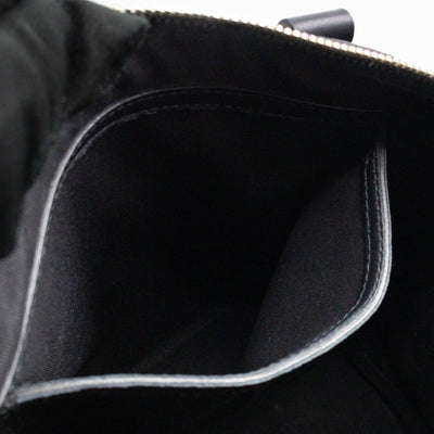 Medium Boston Bag Black Guccissima Leather