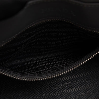 Diagramme Crossbody Bag Grey Leather
