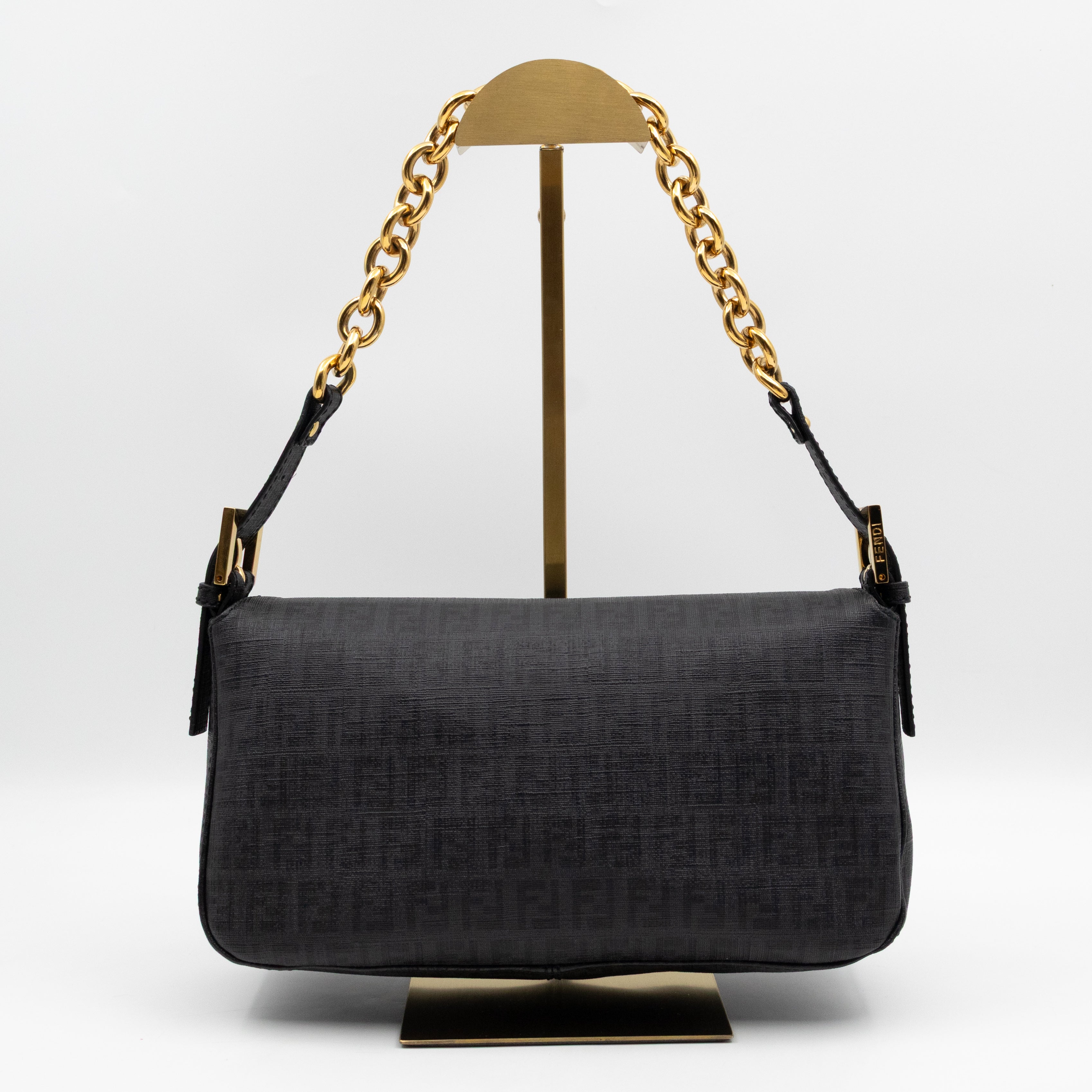 Baguette Forever Black Coated Canvas