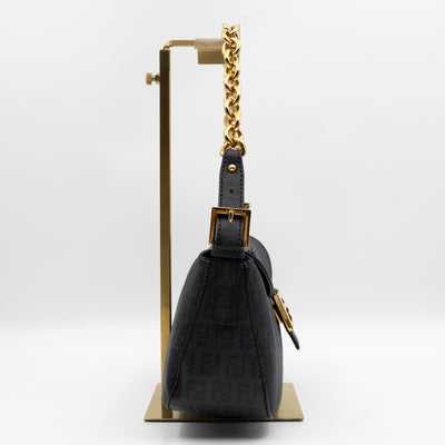 Baguette Forever Black Coated Canvas