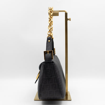 Baguette Forever Black Coated Canvas