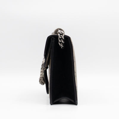 Dionysus Mini GG Supreme Black Suede