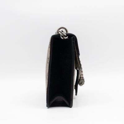Dionysus Mini GG Supreme Black Suede