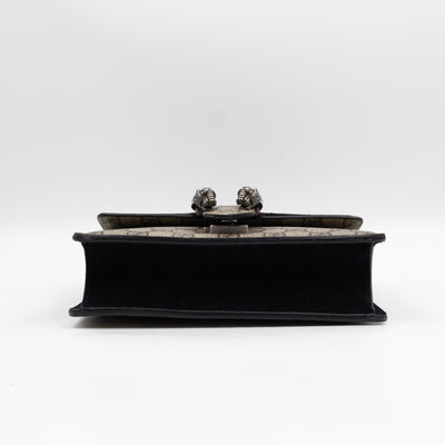 Dionysus Mini GG Supreme Black Suede