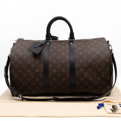 Keepall 45 Bandouliere Monogram Macassar