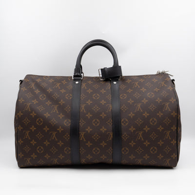 Keepall 45 Bandouliere Monogram Macassar