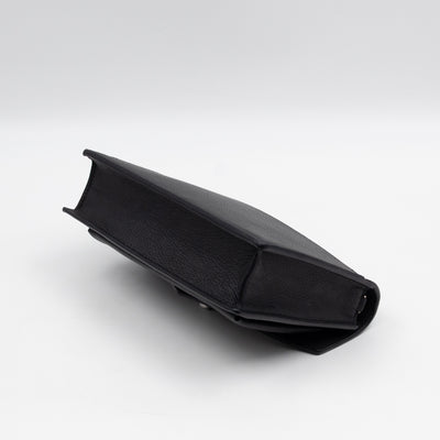 Mylockme Chain Pochette Black Leather