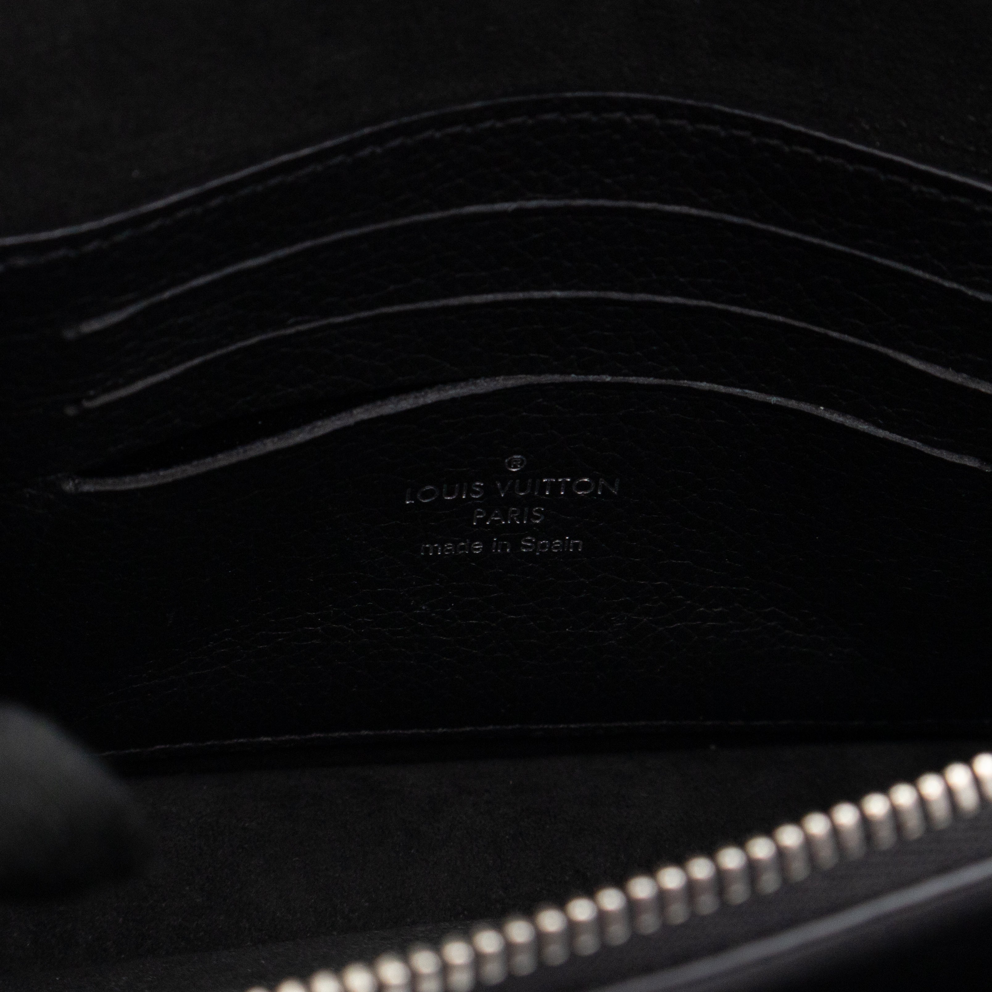 Mylockme Chain Pochette Black Leather
